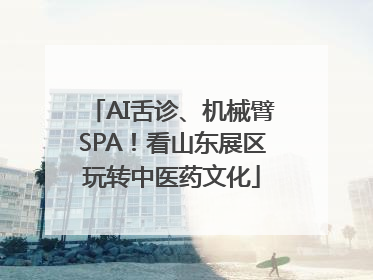 AI舌诊、机械臂SPA！看山东展区玩转中医药文化